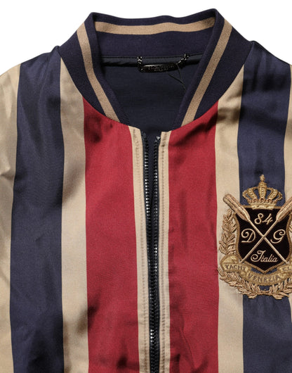 Dolce & Gabbana Multicolor #DGMillennials Full Zip Bomber Jacket