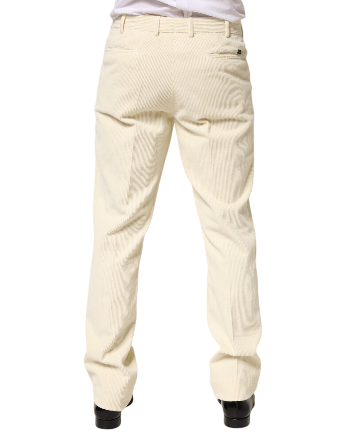 Burberry Beige Cord Baumwolle Gerade Herren Hose