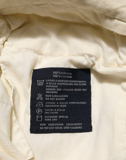 Burberry Beige Cord Baumwolle Gerade Herren Hose