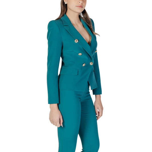 Rinascimento Grüner Polyester-Blazer
