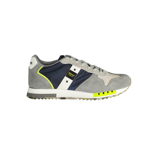 Blauer Blauer Polyester-Sneaker