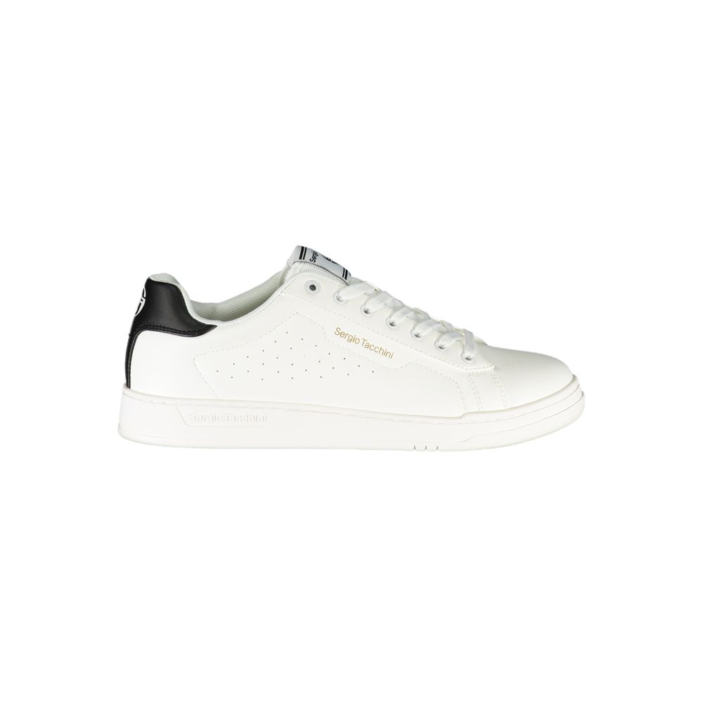 Sergio Tacchini – Weißer Polyester-Sneaker