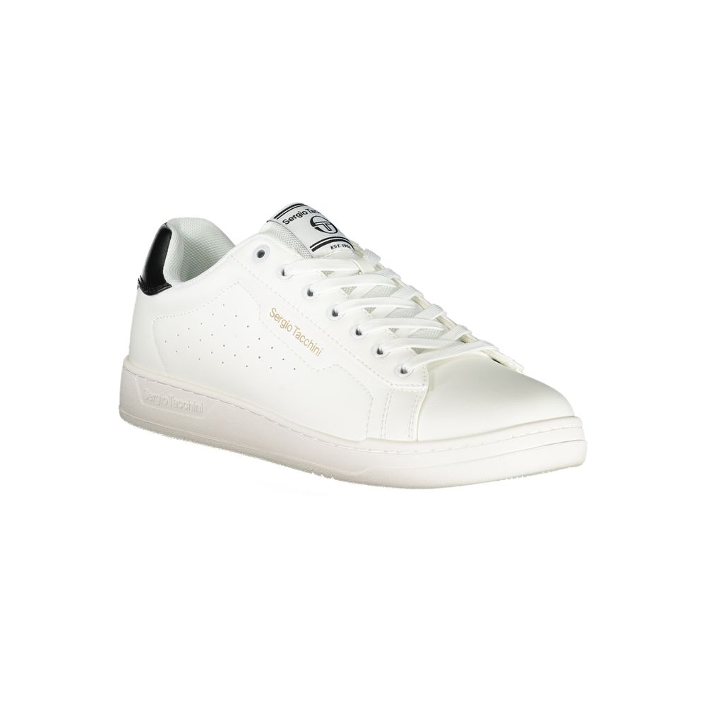 Sergio Tacchini – Weißer Polyester-Sneaker