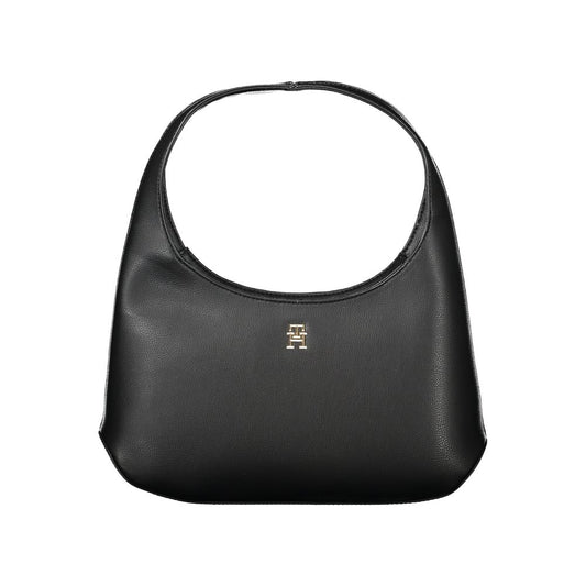 Tommy Hilfiger – Schwarze Polyester-Handtasche