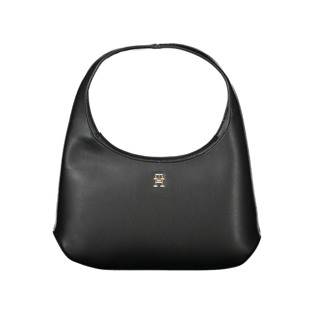 Tommy Hilfiger – Schwarze Polyester-Handtasche