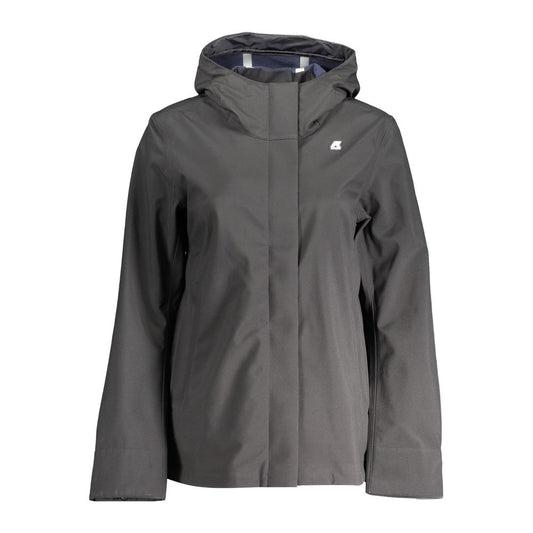 K-WAY Schwarze Polyesterjacken &amp; Mäntel