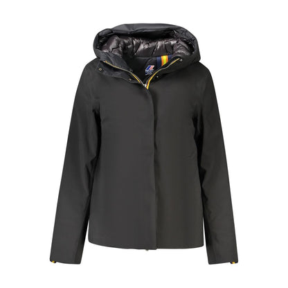 K-WAY Black Polyester Jackets & Coat
