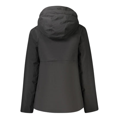 K-WAY Black Polyester Jackets & Coat