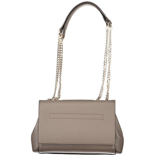 Guess Jeans Brown Polyethylene Handbag