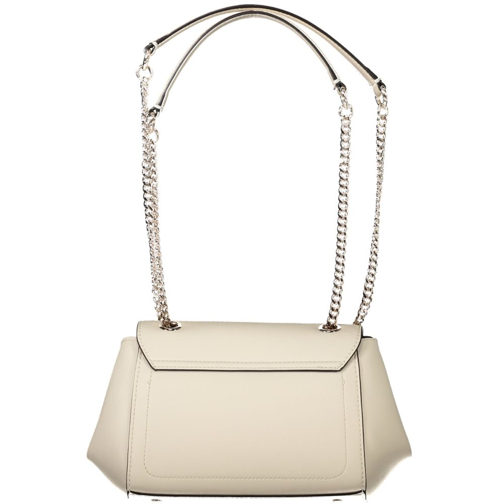 Guess Jeans – Weiße Polyethylen-Handtasche