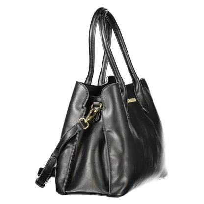 Mario Valentino Schwarze Polyethylen-Handtasche