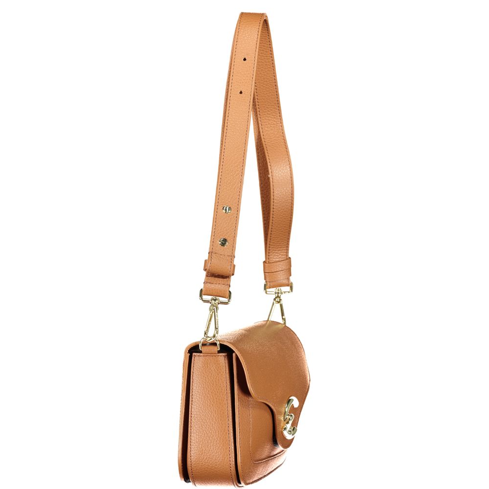 Coccinelle Braune Lederhandtasche
