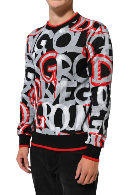 Dolce &amp; Gabbana Mehrfarbiger Sweatshirtpullover mit D&amp;G-Monogramm