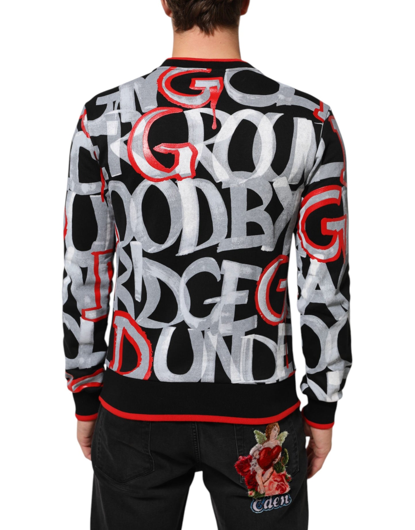 Dolce &amp; Gabbana Mehrfarbiger Sweatshirtpullover mit D&amp;G-Monogramm