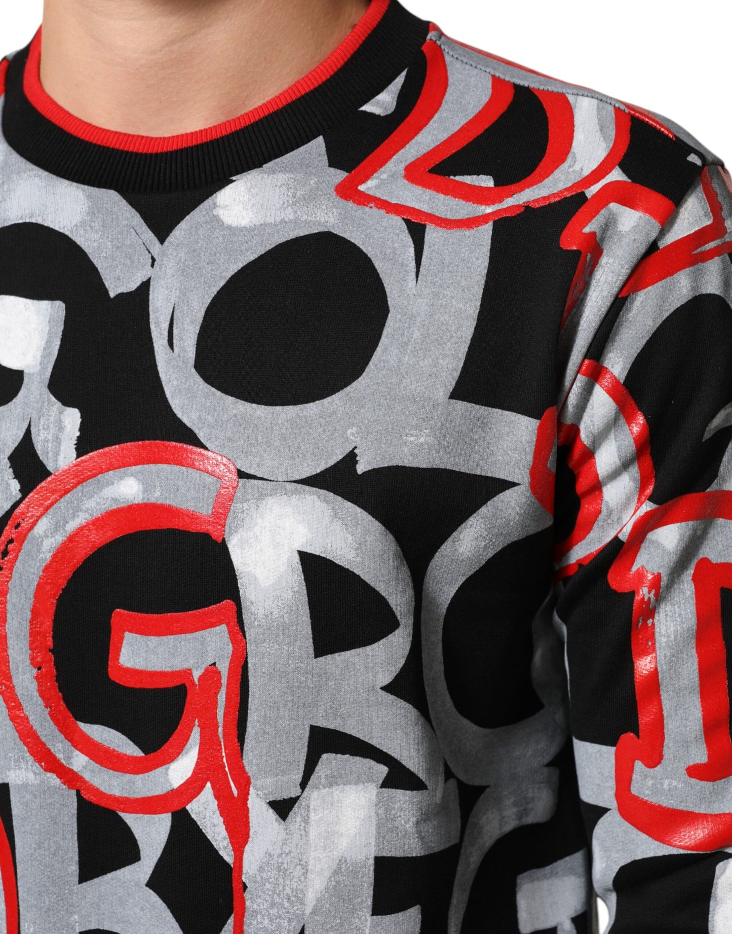Dolce &amp; Gabbana Mehrfarbiger Sweatshirtpullover mit D&amp;G-Monogramm