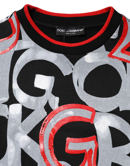 Dolce &amp; Gabbana Mehrfarbiger Sweatshirtpullover mit D&amp;G-Monogramm