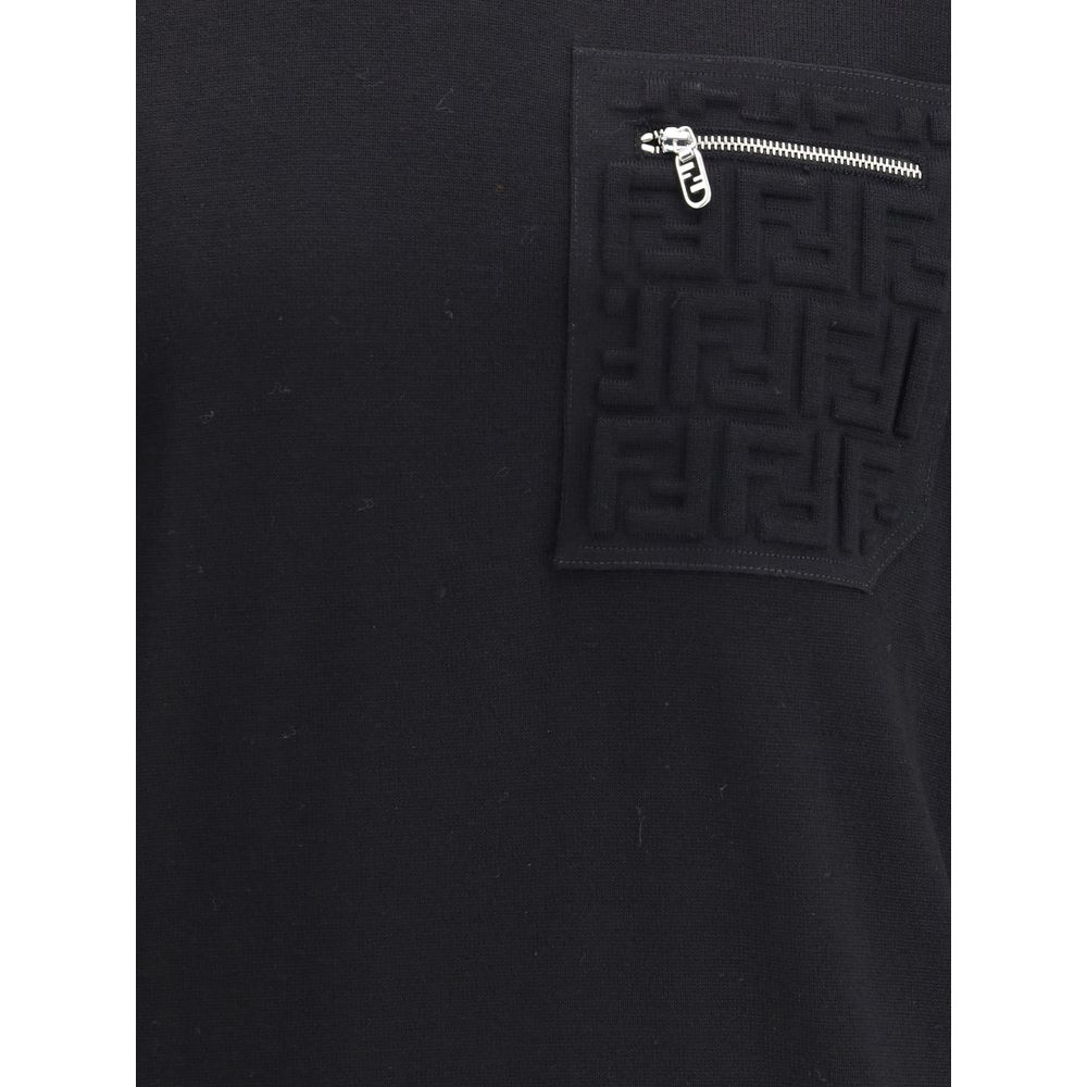 Fendi Pullover mit Tasche