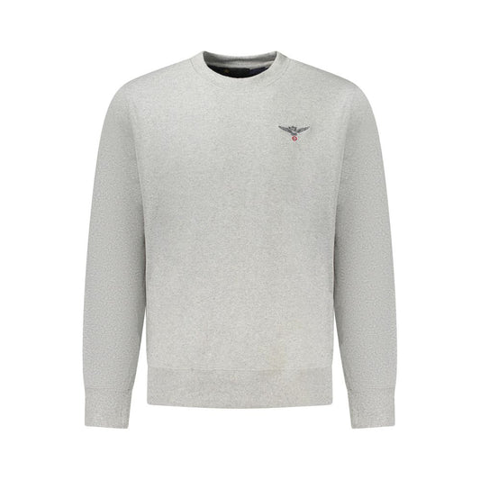 Accademia Militare Herrenpullover aus grauer Baumwolle