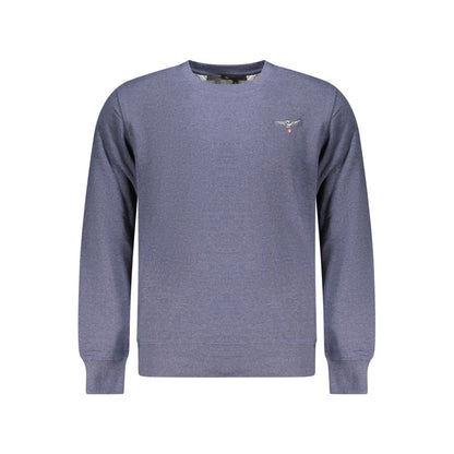 Herrenpullover aus blauer Accademia Militare-Baumwolle