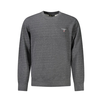Accademia Militare Herrenpullover aus grauer Baumwolle