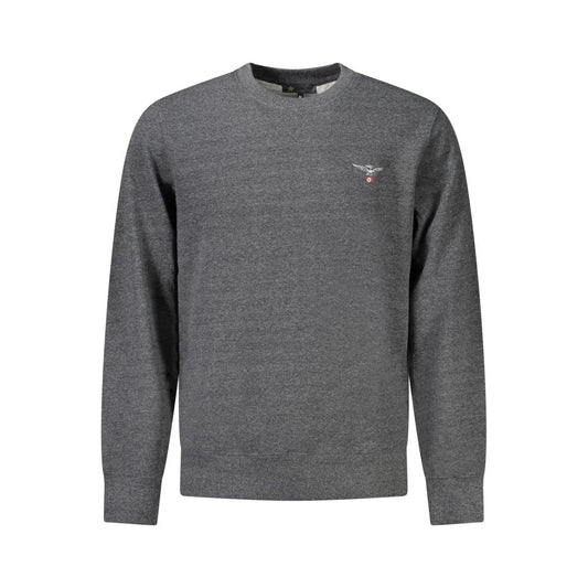 Accademia Militare Herrenpullover aus grauer Baumwolle
