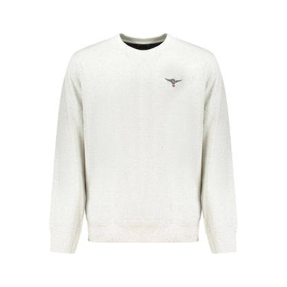 Accademia Militare Grauer Herrenpullover aus recycelter Baumwolle