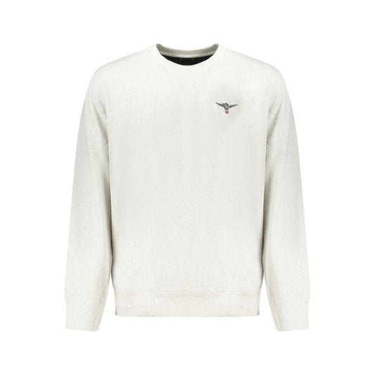 Accademia Militare Grauer Herrenpullover aus recycelter Baumwolle