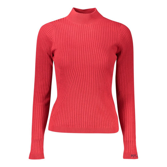 Pepe Jeans Roter Baumwollpullover für Damen