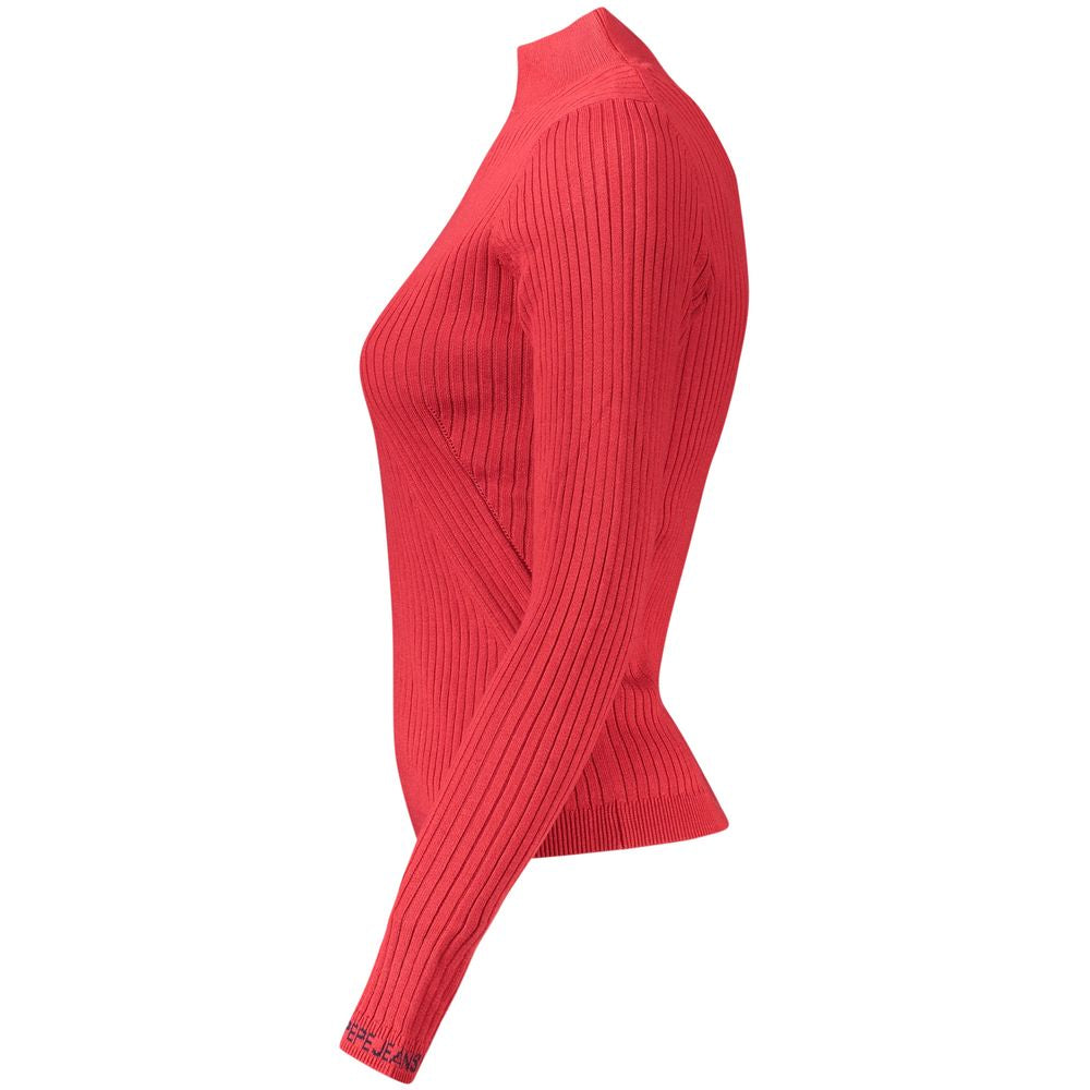 Pepe Jeans Roter Baumwollpullover für Damen