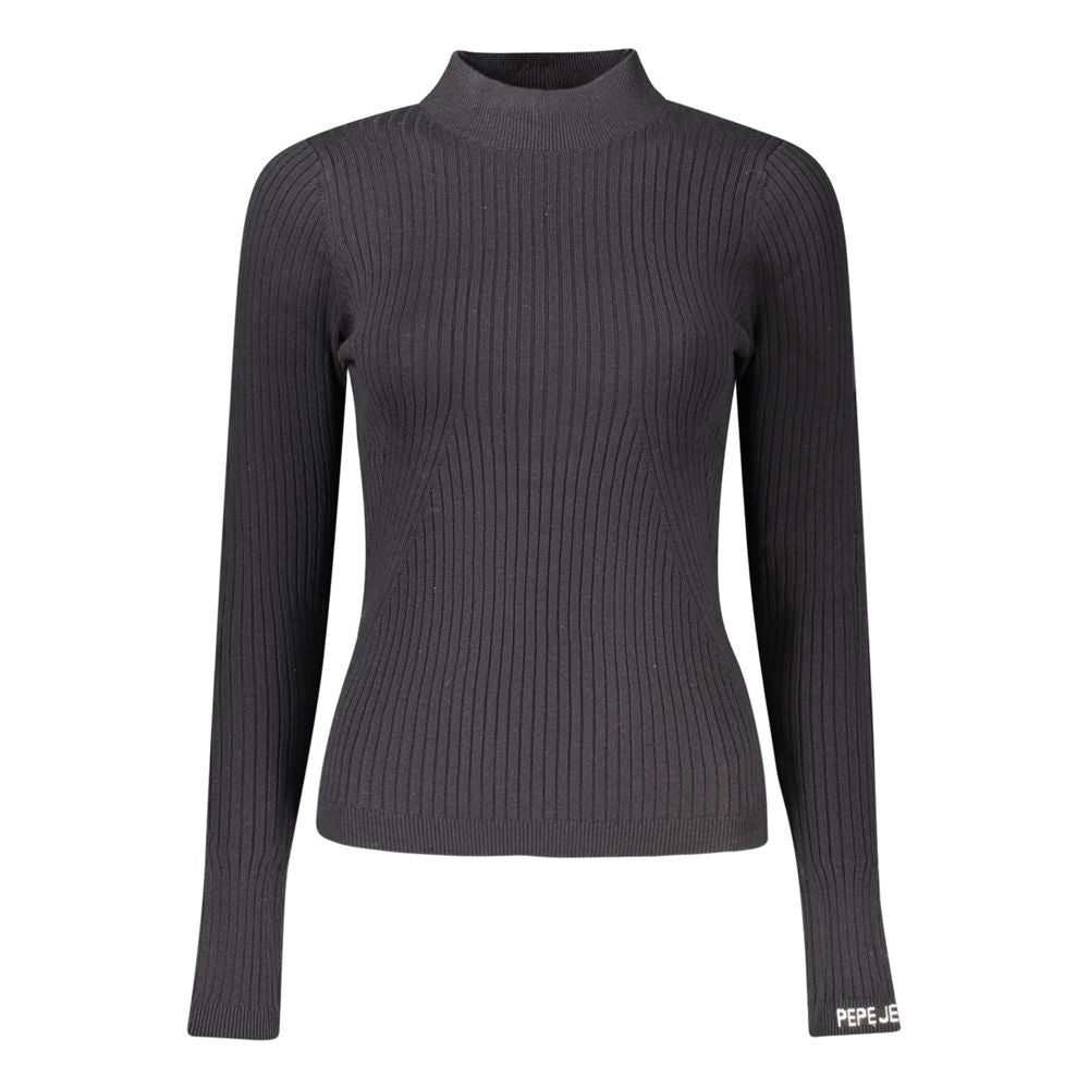 Pepe Jeans Black Cotton Women Sweater