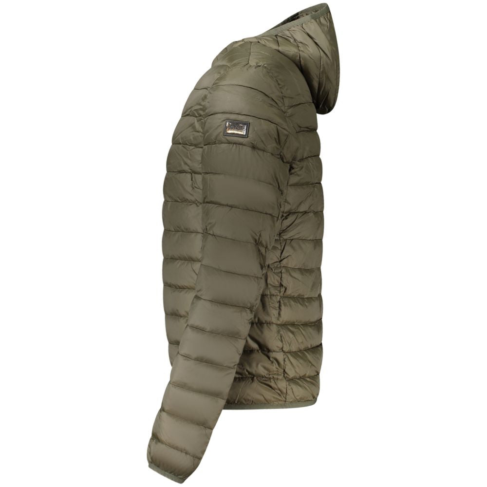 Cavalli Class Grüne Polyester Herrenjacke