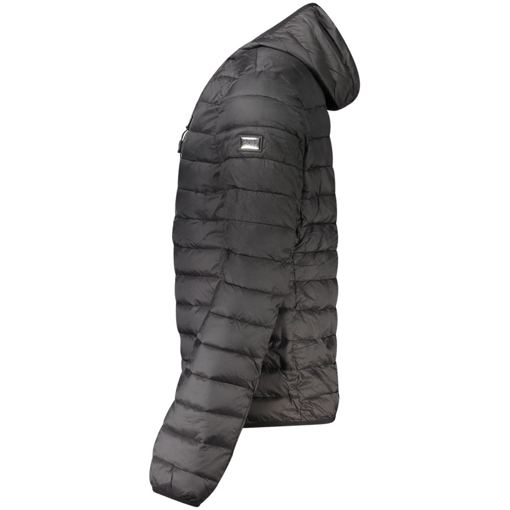Cavalli Class Schwarze Polyester-Herrenjacke