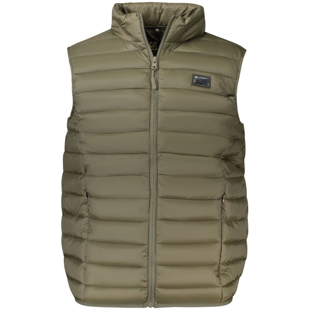 Cavalli Class Verde Polyester Mens Jacket