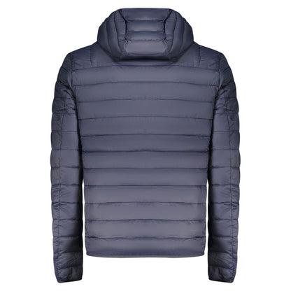 Cavalli Class Blaue Polyester-Herrenjacke