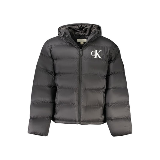 Calvin Klein – Schwarze Polyamid-Herrenjacke