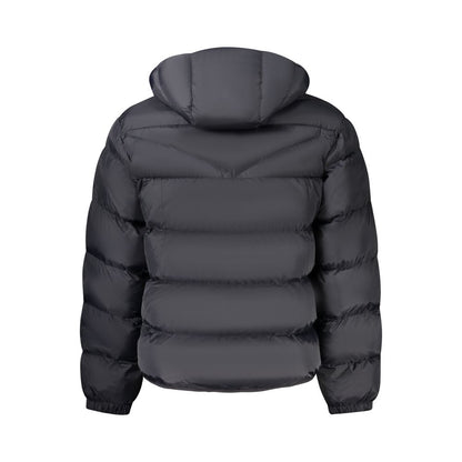 Napapijri Schwarze Polyamid-Herrenjacke