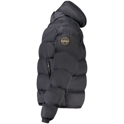 Napapijri Schwarze Polyamid-Herrenjacke