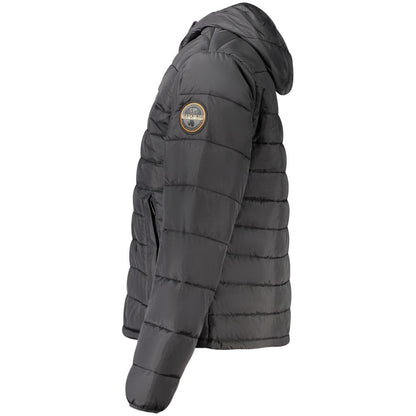 Napapijri Schwarze Polyamid-Herrenjacke