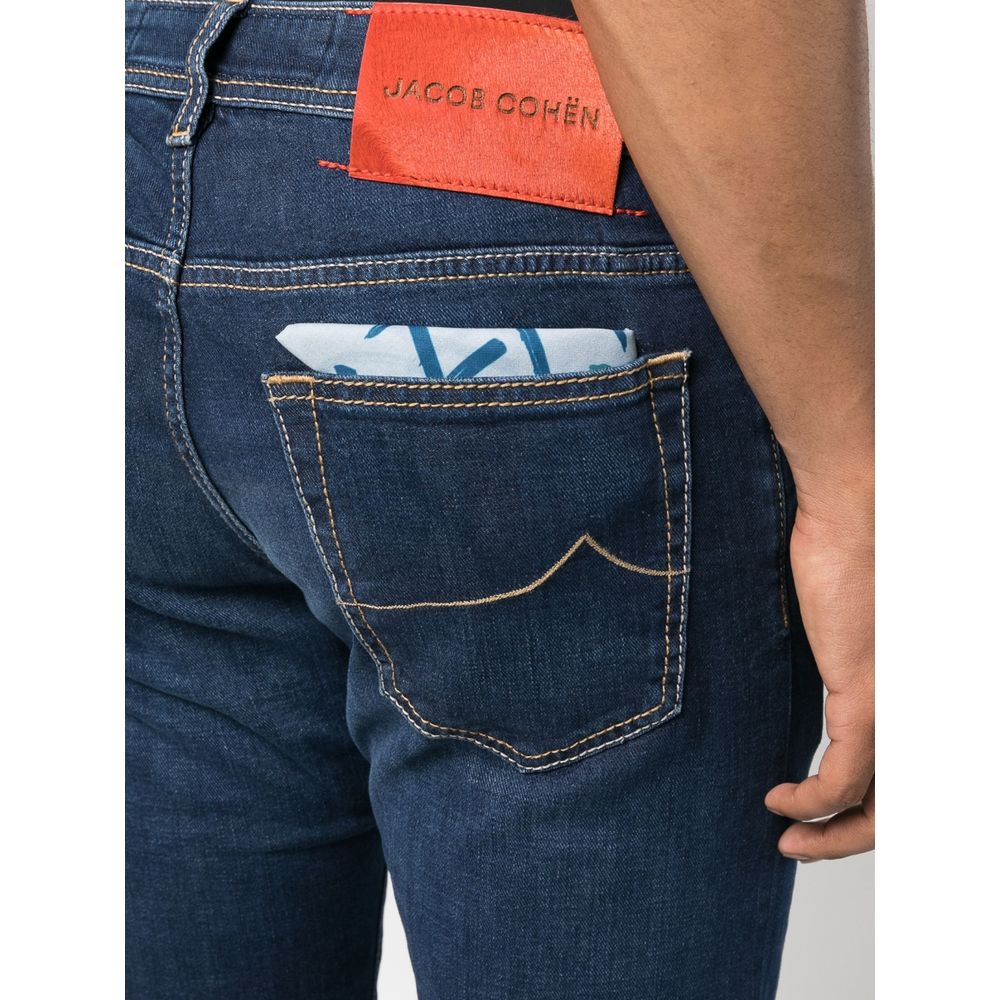 Jacob Cohen Blue Cotton Jeans Denim