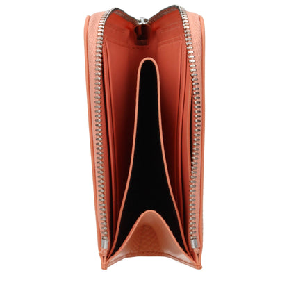 Jil Sander Rosa Leder Geldbörsen