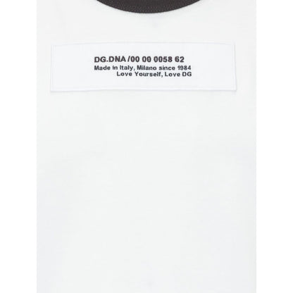 Dolce &amp; Gabbana Weißes Baumwoll-T-Shirt