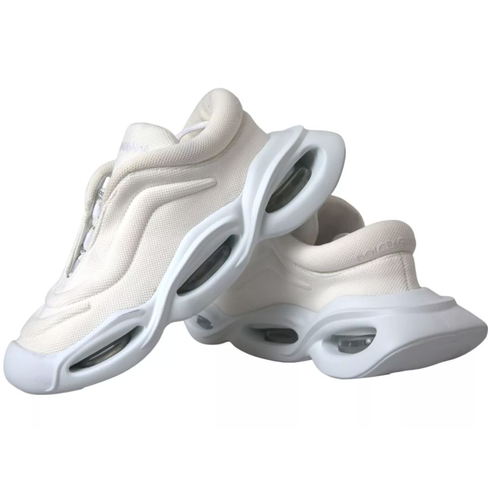 Dolce &amp; Gabbana – Weißer Polyester-Sneaker