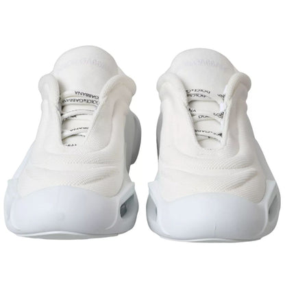 Dolce &amp; Gabbana – Weißer Polyester-Sneaker