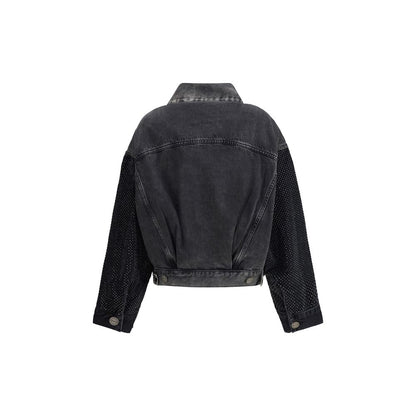 PINKO Die Trucker-Jacke mit Mini-Nieten