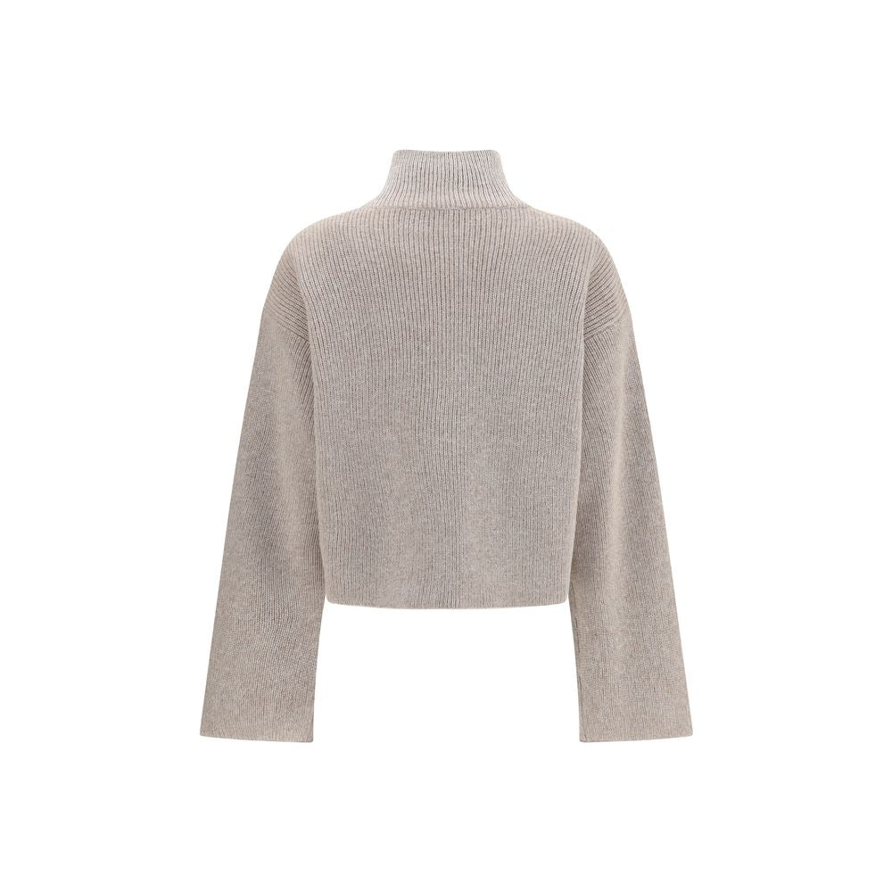 Fabiana Filippi Wollmantel aus Fleece in Beige