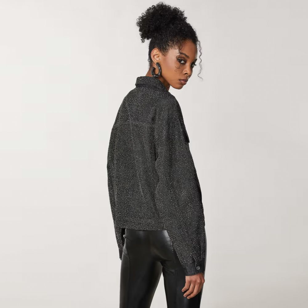 Patrizia Pepe Schwarze Baumwolljacken und -mäntel