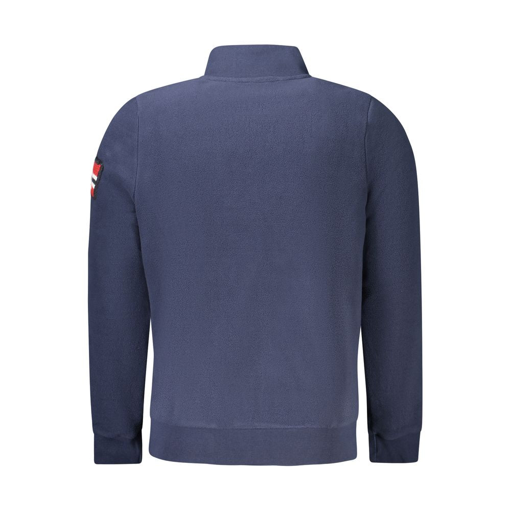Norwegen 1963 Blauer Polyester-Herrenpullover