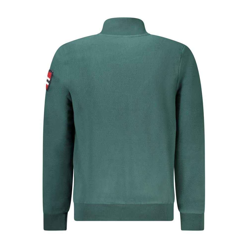 Norwegen 1963 Grüner Polyester-Herrenpullover