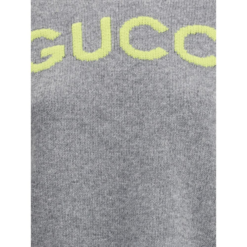 Gucci Wollpullover mit gesticktem Monogramm