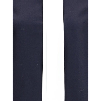 Thom Browne – Anzug-Etuikleid aus Wolle mit hohem Kragen